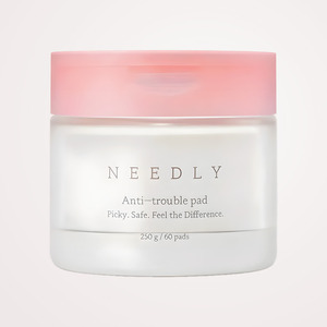 แผ่นมาส์กหน้า NEEDLY Anti-Trouble Pad 250 กรัม 60 แผ่น น้ำมันมะกอก โทนเนอร์บำรุงผิว ผลิตในเกาหลี สีขาว - Product Image 6