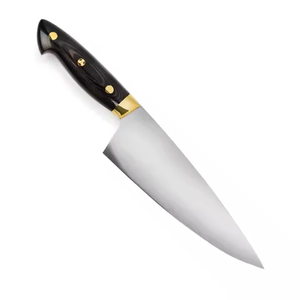 Couteau de chef en acier haute teneur en carbone personnalisé, manche en bois, couverts de cuisine professionnels, marque privée, fabricant OEM en gros - Product Image 1