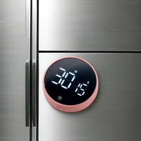 Timer Dapur Digital LED untuk Memasak, Mandi, Belajar, Stopwatch, Jam Alarm, Magnetik, Elektronik, Penghitung Waktu Mundur Memasak