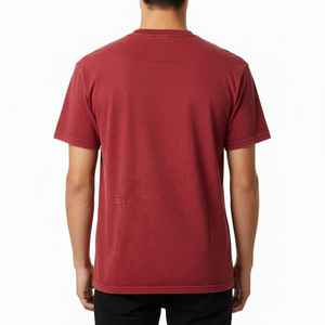 เสื้อยืดโอเวอร์ไซส์วินเทจผ้าฝ้ายแท้ 100% ซักแล้ว สำหรับผู้ชาย ปรับแต่งได้ สวมใส่สบาย ถักทอเป็นมิตรกับสิ่งแวดล้อม ระบายอากาศได้ดี น้ำหนัก 250 กรัม ขายส่ง - Product Image 3