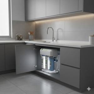 Half Cover 7 Stages Electric RO Water Purifier Undersink Visible Housing Made in Vietnam-High Quality Biggest Factory in Vietnam - Product Image 3