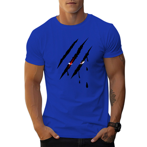 T-shirts d'été pour hommes du Pakistan les plus vendus, imprimés par transfert thermique, 100 % coton, respirants, coupe décontractée - Product Image 1