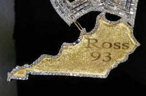 Collar de Hip Hop con Colgante de Mapa de Estado Personalizado con Número, Estilo Iced Out, Micro Pavé, Joyería Bling, Regalo de Estilo Impresionante - Product Image 2
