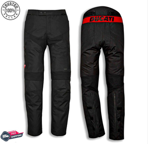 Pantalones de moto personalizados hechos a medida, 100% tela de pana, pantalones textiles de alta calidad para motocicleta en color sólido para hombre - Product Image 5