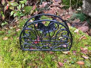 Porta Servilletas de Metal Negro Estilo Vintage / Clasificador de Cartas o Correo (Decoración Rústica, Campestre, Estilo Granja) - Product Image 5