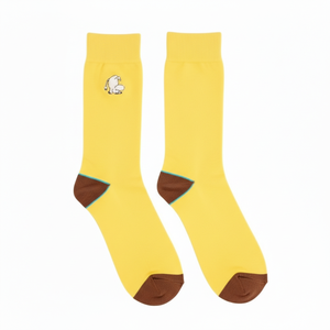 Nouvelle Arrivée Chaussettes Brodées Antidérapantes Confortables en Coton Peigné Longueur Ras du Cou Couleurs Personnalisables pour Hommes - Product Image 2