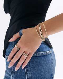 Minimalist Diamond Hinged Bangle <b>Bracelets</b> 14k <b>Solid</b> Gold Round Lab Grown Classic Push Clasp Safety Latch Elegant Luxury Bangle - Product Image 6