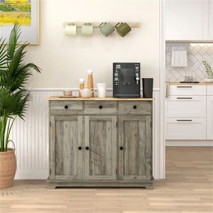 Kitchen Storage Cabinet for Efficient Living Room Organization - Product Image 1
