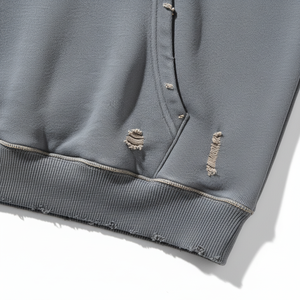 100 % Cotton Premium Quality Custom Design <b>Pullover</b> <b>Men</b> Hoodies With distressing Heavyweight Top Selling <b>Men</b> Hoodies - Product Image 2