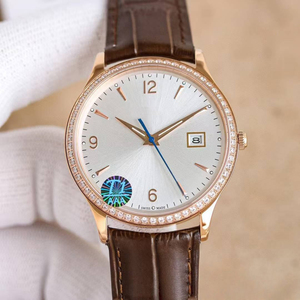 Reloj Mecánico Automático de Acero Inoxidable de la Serie Master para Hombre, Informal, con Fase Lunar, Correa de Cuero Genuino, Ultrafino - Product Image 5