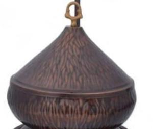 Plat de service décoratif au design fabuleux avec support, finition fumée de qualité supérieure, en acier inoxydable, écologique, pour l'extérieur - Product Image 4