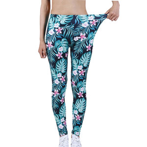 Leggings de sport pour femmes de haute qualité, respirants, en coton/fibre de bambou, longueur genou, nouvelle arrivée, décontractés, sublimation - Product Image 5