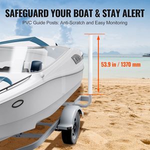Postes Guía Ajustables de 60 Pulgadas para Remolques de Barcos, 2 Piezas, Acero de Alta Dureza para Remolques de Embarcaciones - Product Image 5
