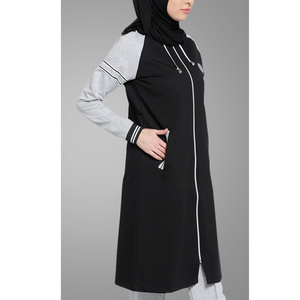 Muslim Swimwear New Women Modest <b>Hijab</b> Long Sleeve Sport Swimsuit Islamic Burkini Wear - Product Image 4