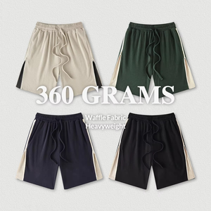 Pantalones Cortos Deportivos Casuales Esenciales de Baloncesto para Verano para Hombre, de Felpa Francesa Transpirable, Ecológicos, Antiarrugas, con Cordón Ajustable - Product Image 6