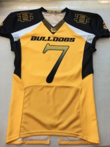 Maillot de football américain avec motif étoiles et rayures, numéro 20, uniforme en maille sans manches pour hommes, pantalon blanc à taille élastique - Product Image 4