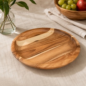 Top Quality Handcrafted Wooden Pizza Serving Pan Decorative Food Serving Board for Pizza Bread Pastries Restaurants and Catering - Product Image 6