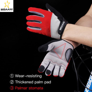 Gants de cyclisme à doigts entiers pour hommes et femmes, gants de vélo à doigts entiers compatibles avec les écrans tactiles, accessoires de cyclisme pour hommes - Product Image 5