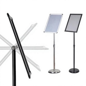 Exhibidor de Señales Ajustable A3 con Rotación de 360 Grados para Publicidad en Interiores - Product Image 1