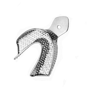 Premium Manual Dental Impression Tray German Stainless Steel Reusable Autoclavable Perforation Free Orthodontic Ergonomic Grip - Product Image 6