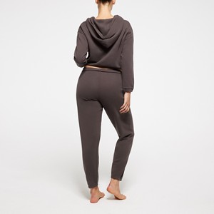 ชุดวอร์มฤดูใบไม้ร่วงฤดูหนาวแบบ 2 ชิ้น เสื้อฮู้ดมีซิป กางเกงวอร์ม ชุดเซ็ตสำหรับผู้หญิง ชุดแทรคสูท ไซส์พลัส เสื้อผ้าผู้หญิง - Product Image 5