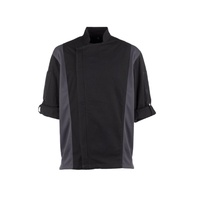 Manteaux de chef personnalisables Chemise imprimée Uniforme de directeur de restaurant à manches longues pour femmes Veste de chef pour hommes