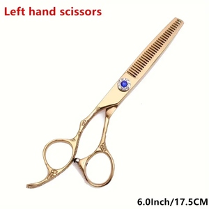 Tijeras de peluquería de acero de la mejor calidad, diseño elegante con detalles funcionales, tijeras de barbero. - Product Image 4