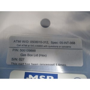 ฝาปิดกล่องแก๊ส AMAT 0040-32073 P5000 CVD chamber - อุปกรณ์และอะไหล่เซมิคอนดักเตอร์ระดับโลกที่เชื่อถือได้ - Product Image 3