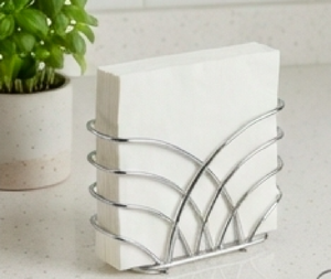 <b>Mirror</b> Polished Stainless Steel Napkin Holder Premium Quality Perfect For Elegant Dining Table Decor And Home Essentials - Product Image 3
