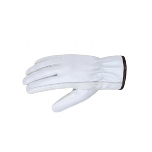 Gants de jardinage en cuir à doigts complets, paume souple, poignet élastique, logo personnalisé, OEM, ODM, marque privée, vente en gros d'usine - Product Image 2
