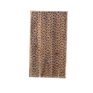 Panel de Pared Geométrico de Madera Hecho a Mano, Diseño Tradicional Rectangular, Decoración de Pared Artesanal de Bambú - Product Image 1