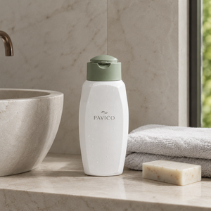 Flacon de shampooing en plastique blanc avec bouchon à clapet pour les soins capillaires, le lavage corporel, l'emballage cosmétique, fabricant au Vietnam - Product Image 5