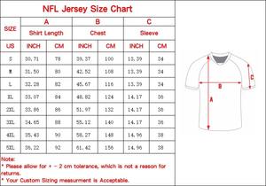 Camisetas de Fútbol Americano de Manga Corta con Diseños de la Nueva Temporada 2026, Nombre y Números del Equipo Personalizados, Ropa Deportiva Transpirable y Antibacteriana - Product Image 4