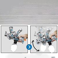 Pistolet à billes souples MP5 électrique en plastique, jouet de tir extérieur, pistolet à jet de peinture pour enfants
