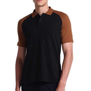 Polo de Algodón para Hombre, Diseño Color Block, Manga Corta, Tejido Transpirable, Corte Regular, Estilo Casual Elegante, Diseño Sólido, Cierre con Botones - Product Image 4
