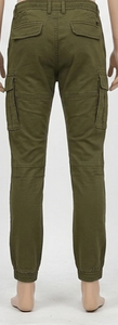 Men's Stretch Cargo <b>Joggers</b> Pull-On Elastic Waist Multi Pocket Utility Pants Casual <b>Slim</b> Fit Trousers - Product Image 3