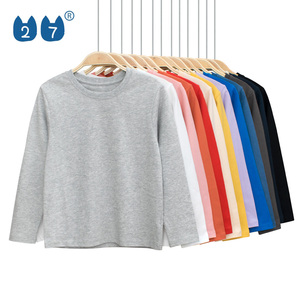 T-shirt uni en coton 100% de haute qualité, col rond, 180 g/m², personnalisable OEM, 13 couleurs, t-shirt pour garçon - Product Image 2