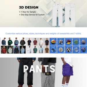 Customization Men's Vintage American Style Vintage Mid Waist High Street Wash Denim Wide Leg Pants Men's Zipper <b>Decorative</b> Loose - Product Image 5