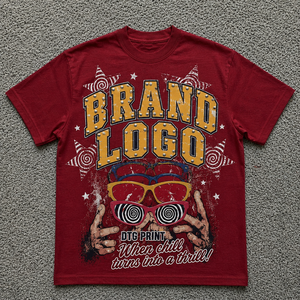 Camiseta Urbana Extra Grande Personalizada de Fábrica para Hombre, 100% Algodón Pesado, Ecológica, Transpirable, con Estampado DTG/DTF, Moda Hip Hop - Product Image 5