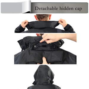 Perfectionists Cotton <b>High</b> <b>Visibility</b> CE Certified Breathable Zippered Reflective <b>Softshell</b> Unisex Work <b>Jacket</b> Needle Detection - Product Image 2