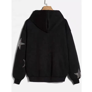 Custom <b>Men's</b> Solid Hooded Lightweight Breathable Casual Full-Length Fleece Jacket Side Pockets Wholesale Cotton <b>Drawstring</b> - Product Image 2