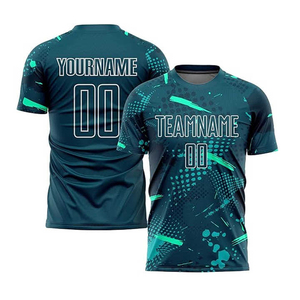 Tenue de football légère et respirante 100 % polyester pour homme, à manches courtes, séchage rapide, extensible dans quatre directions, conçue pour le quotidien - Product Image 5