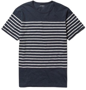 Camiseta de algodón de moda de alta calidad con doble corte y costura de color para hombre, camisetas informales con estampado personalizado, camiseta suave para hombre, Anti Pilling - Product Image 2