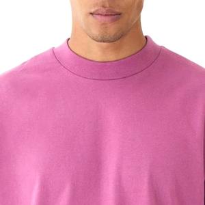 เสื้อยืดผู้ชายใหม่ใส่สบาย ผ้าฝ้าย 100% แขนสั้น ทรงบ็อกซี่ โอเวอร์ไซส์ มีทุกสี ดีไซน์เรียบ สีพื้น - Product Image 5