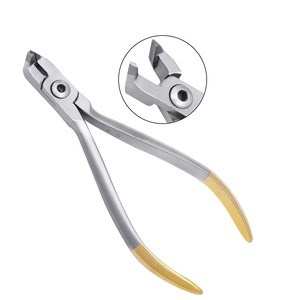 Alicates Cortadores de Alambre de Ortodoncia de Acero Inoxidable con Mangos Amarillos para Uso Quirúrgico Dental, Instrumento de Clase I con Certificación CE - Product Image 6