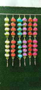 Grande Guirlande Florale Suspendue, Guirlande de Mariage Colorée, Décoration de Mandap et de Scène, Décoration Suspendue pour Diwali, Décoration Florale de Plafond pour Temple - Product Image 3