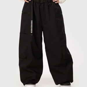 Unisex Snowboarding Skiing Black Baggy Pants Warm Loose Skiing <b>Ski</b> Trousers Winter Outdoor Waterproof Man Snowboard Pants - Product Image 1