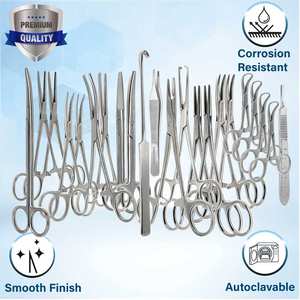 Kit de 22 Piezas para Esterilización Felina, Instrumentos Quirúrgicos Ortopédicos de Acero Inoxidable, Aprobado por la CE Veterinaria - Product Image 4