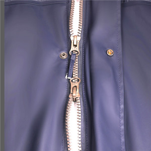 Hotselling Outdoor Long Horse Riding Raincoat Waterproof PU Rain Coat Hooded Rain <b>Jacket</b> for Men - Product Image 5