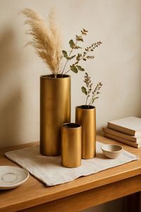 Premium flower <b>vase</b> decorative accent <b>vase</b> vintage style <b>vase</b> luxury tabletop decor iron flower <b>vase</b> <b>copper</b> hammered <b>vase</b> - Product Image 2